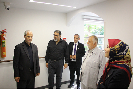 بازدید بخشدار رودبارقصران از مرکز تخصصی و توانبخشی سالمندان پارادایس
